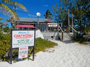 On volleyball beach in Georgetown